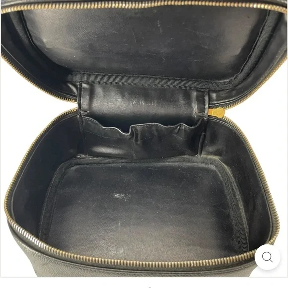 Chanel Black Leather Vanity Case - Picture 11 of 16